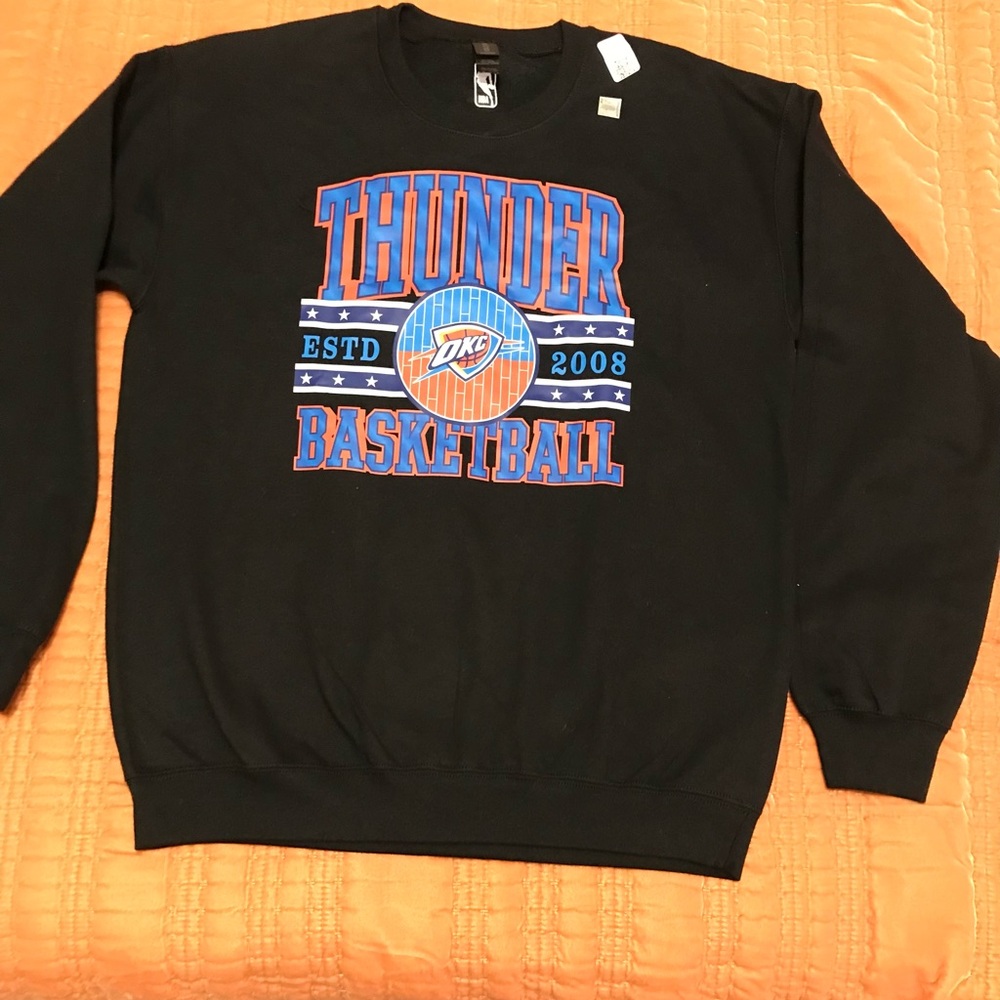 OKC NBA crew neck, size small. Ultra comfy inside